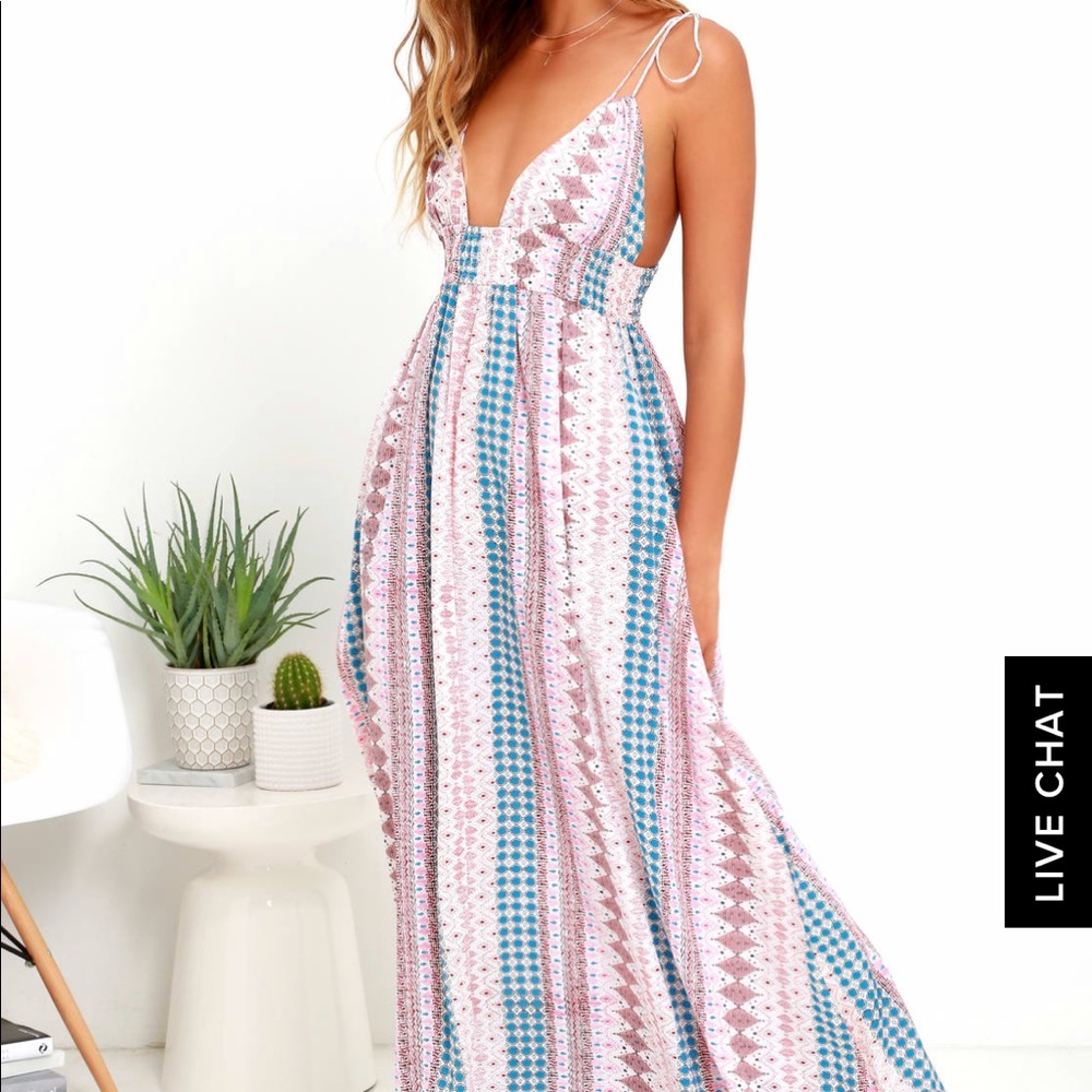 Gorgeous Printed maxi dress from Lulus